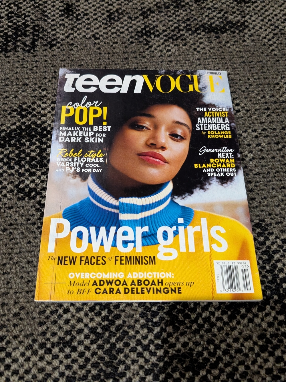 Teen Vogue Magazine February 2016 Issue with Amandla Stenberg
